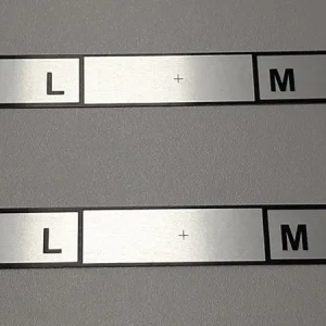 Печать на металле — Табличка на токарный станок — фото